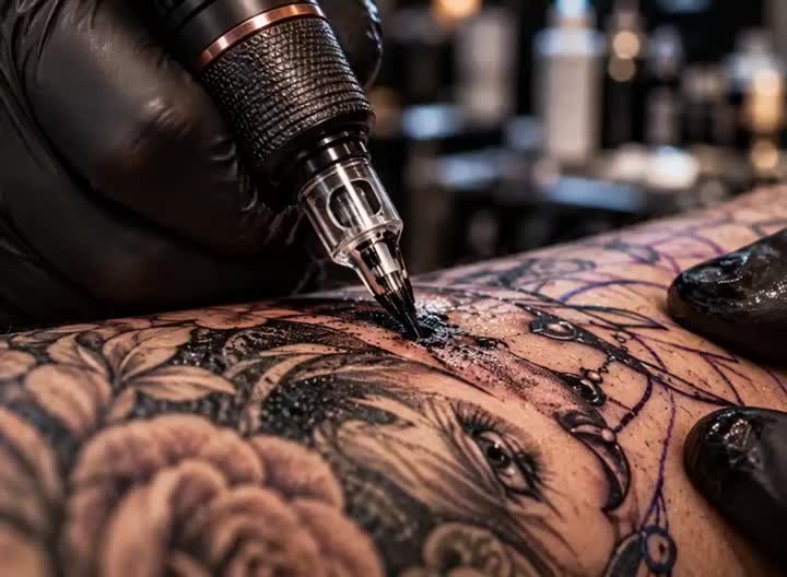 Tattoo-Nahaufnahme